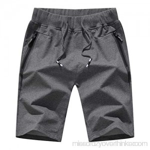 Giulot Lightweight Pace Running Shorts for Men Active Athletic Performance Shorts Basic Basketball Mesh Pants for Young Dark Gray B07Q5XN6LQ